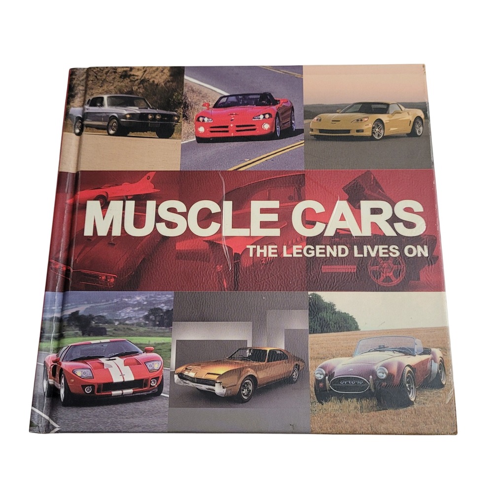 Igloo Muscle Cars The Legend Lives On Hardcover Book Red 2008 Illustrated Guide